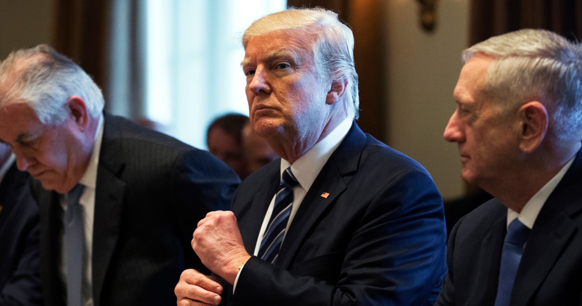 "Four Cabinet Members Endorse Trump for Re-election"