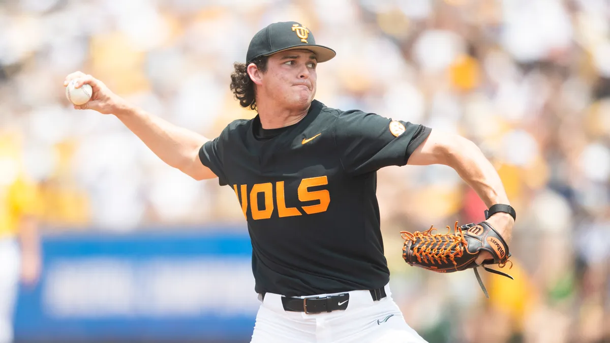 Featured image for LSU and Tennessee face off in College World Series opener.