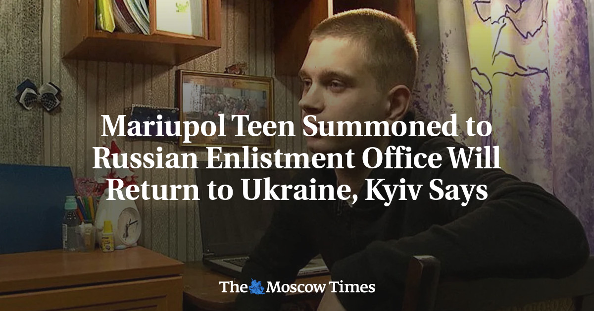Mariupol Teen Taken to Russia to Return Home, Ukrainian Officials Confirm