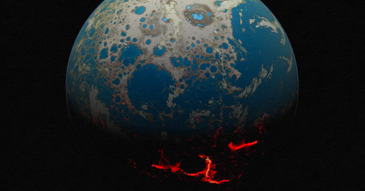 Featured image for "Unveiling Earth's Ancient Appearance: The Impact of Absent Plate Tectonics"