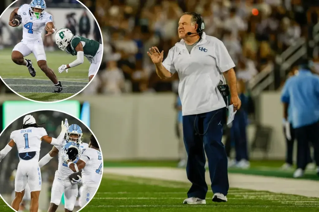 Bill Belichick Secures First College Football Win with UNC