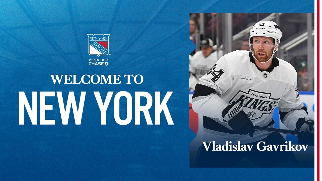 Rangers Secure Gavrikov on a 7-Year, $49 Million Deal