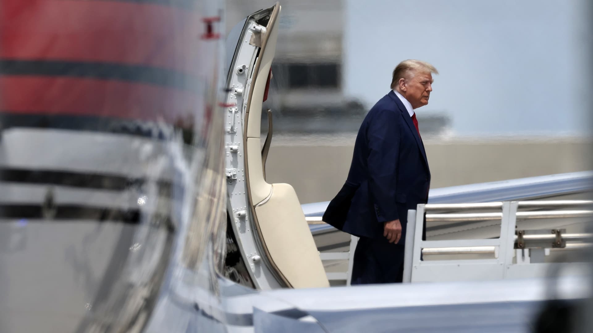 Trump faces first-ever federal charges as ex-president in Miami court appearance.