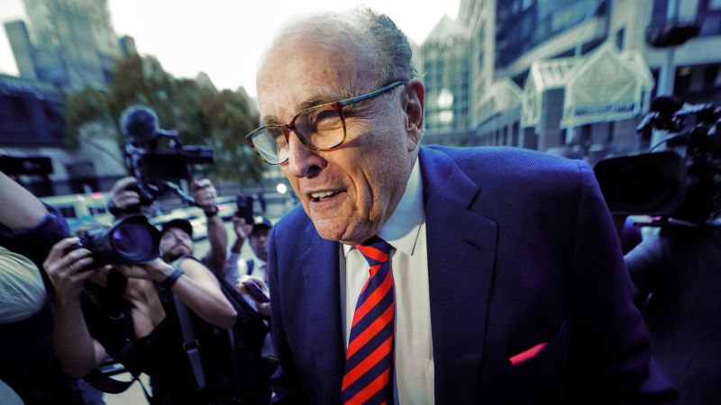 Giuliani's Legal Battles Leave Him Financially Drained