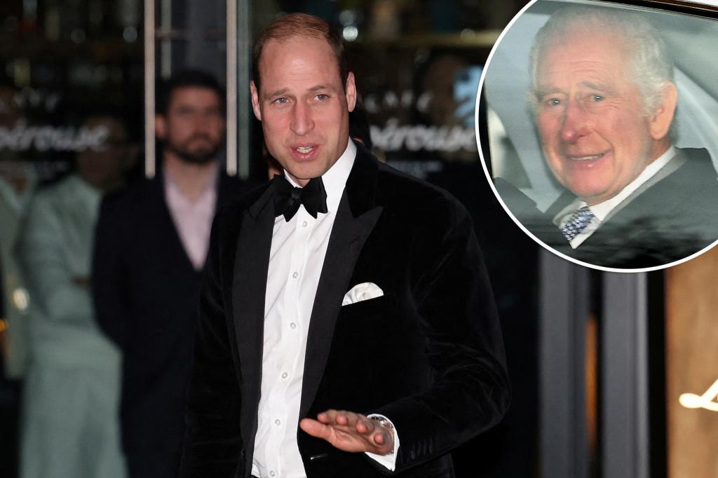 "Prince William's Response to King Charles' Cancer Diagnosis"