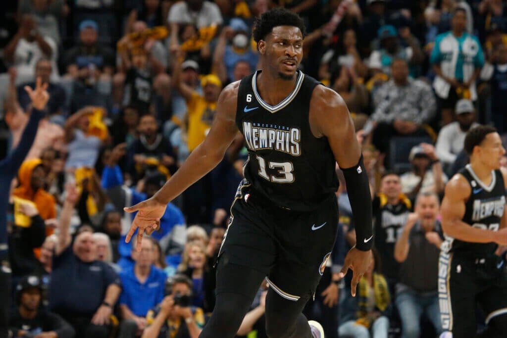 Featured image for Jaren Jackson Jr. and Jrue Holiday lead NBA All-Defensive Teams, while Anthony Davis snubbed.