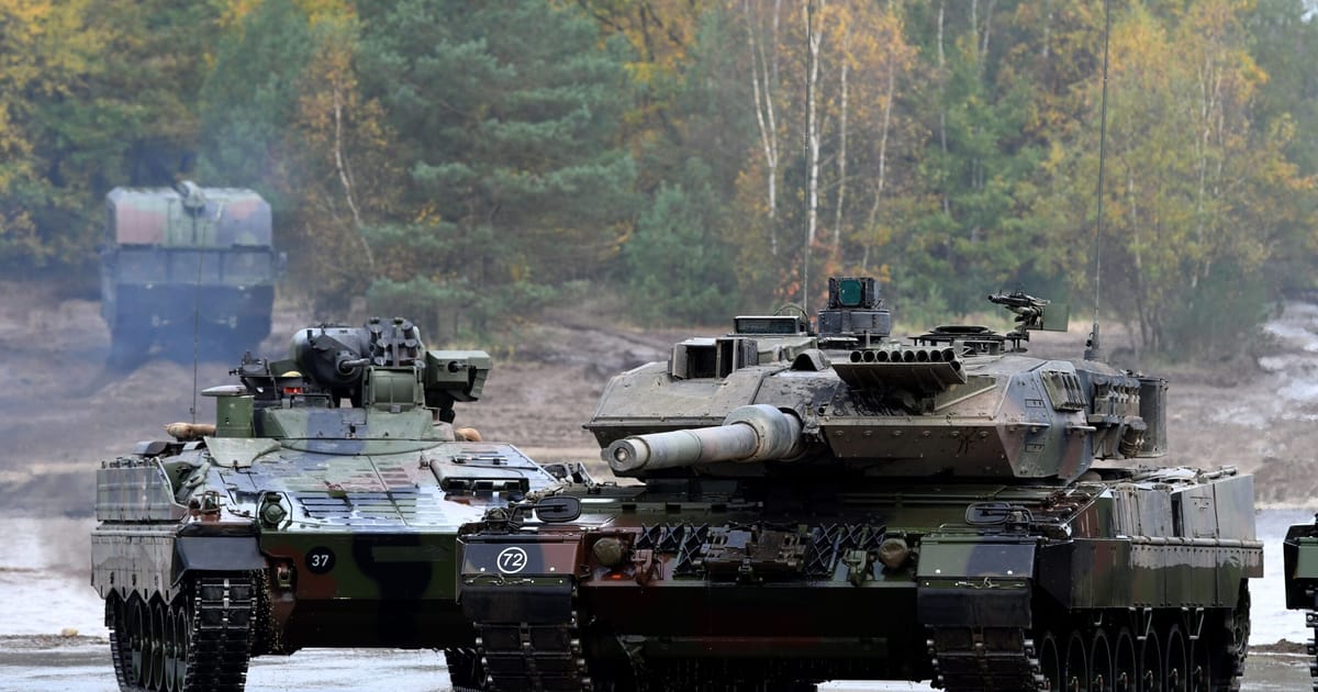 Featured image for Ukraine receives additional Leopard tanks from European countries.