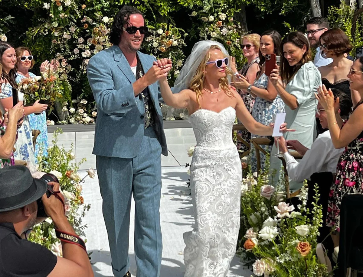 "Britt Robertson ties the knot with Paul Floyd in star-studded L.A. ceremony"
