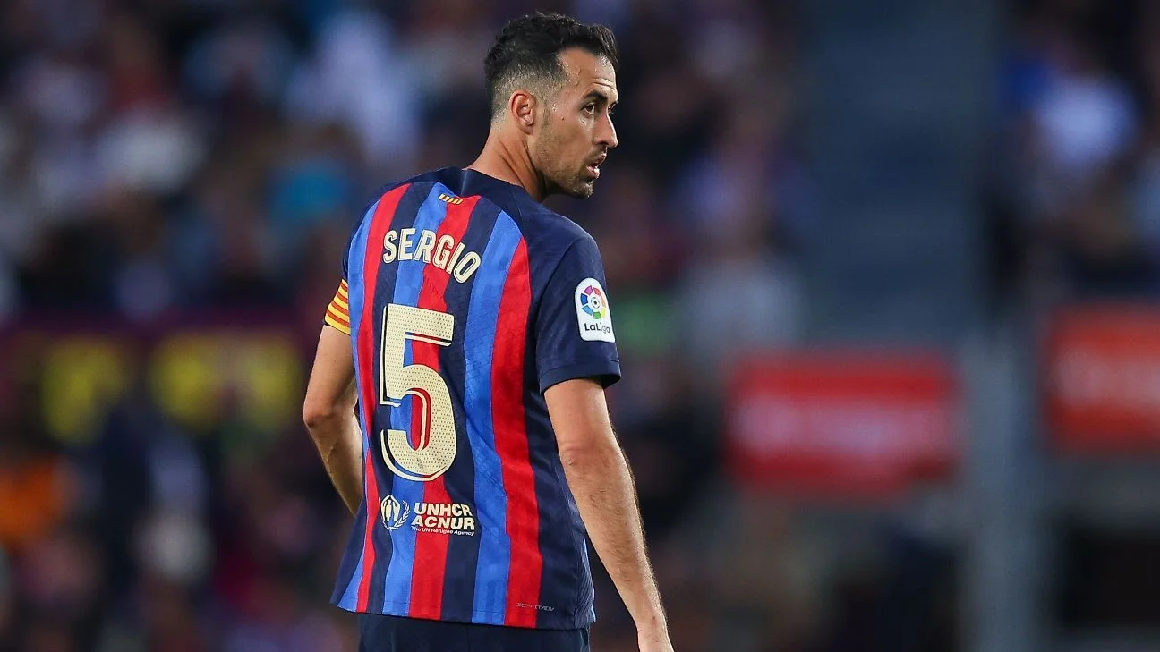 Sergio Busquets to Depart Barcelona at Season's End.