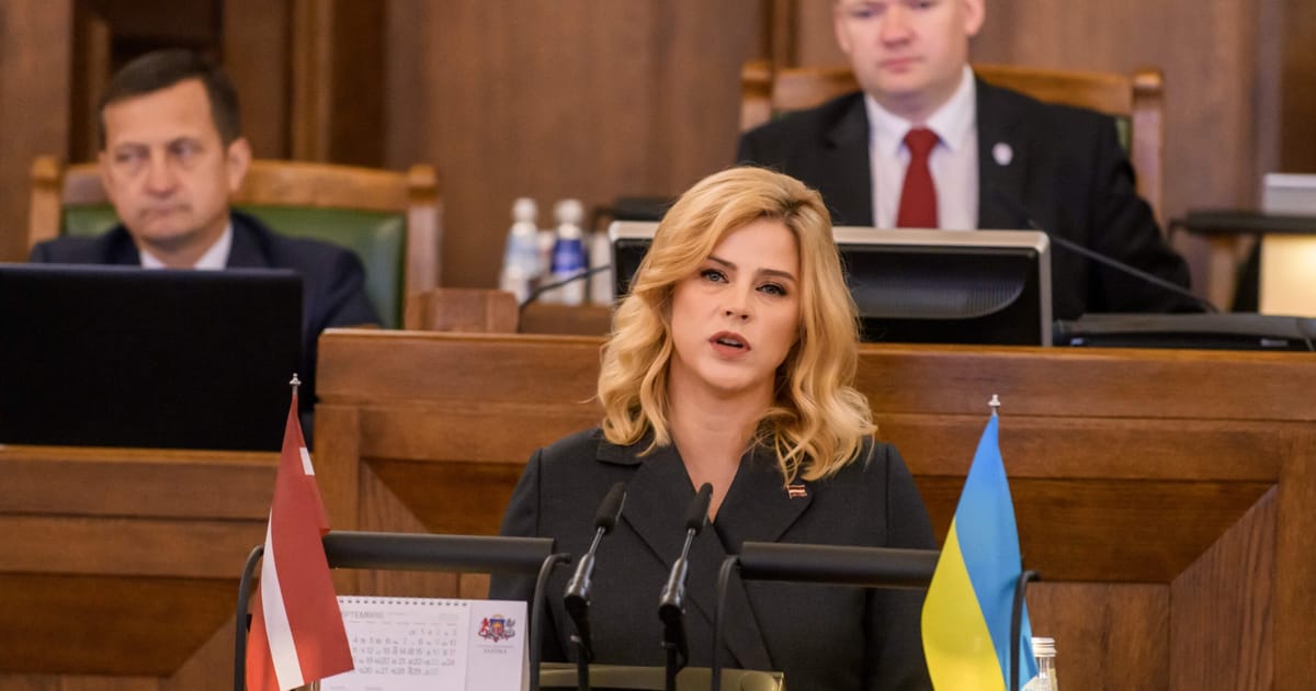 "Evika Siliņa Takes Office as Latvia's New Prime Minister with Parliament's Approval"