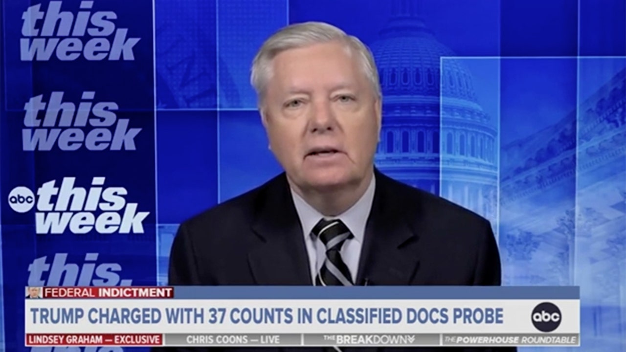 Sen. Lindsey Graham's Testy Interview on Trump Indictment with ABC Host.