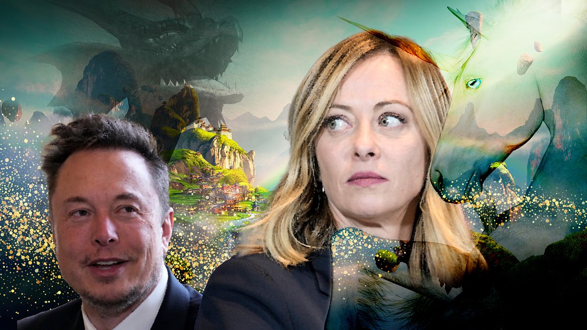 Elon Musk Joins Giorgia Meloni's Fantasy Party in Rome