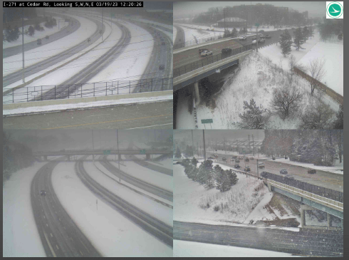 Featured image for Late season lake effect snow causes slippery roads in NE Ohio.