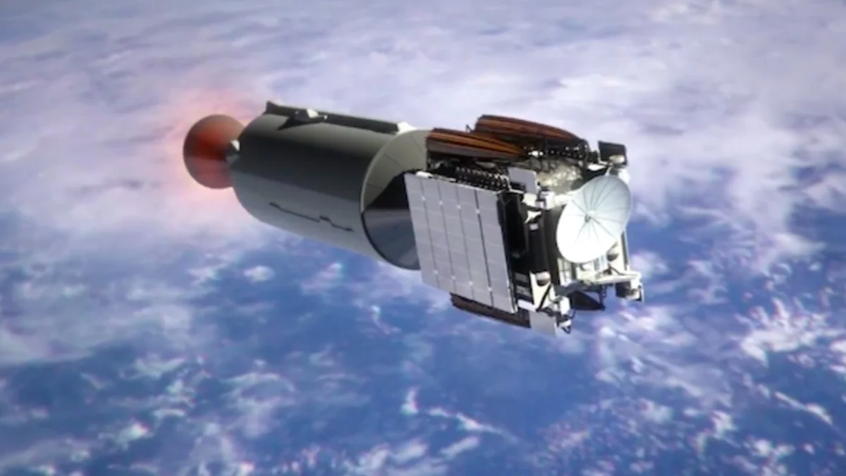 Lithium Trail in Upper Atmosphere Traced to SpaceX Re-entry