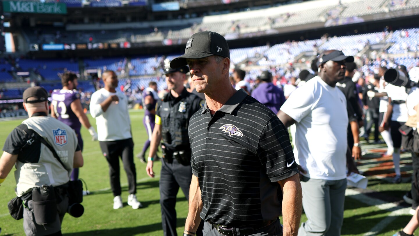 Featured image for Ravens HC Harbaugh Considers All Options Amidst Losing Streak