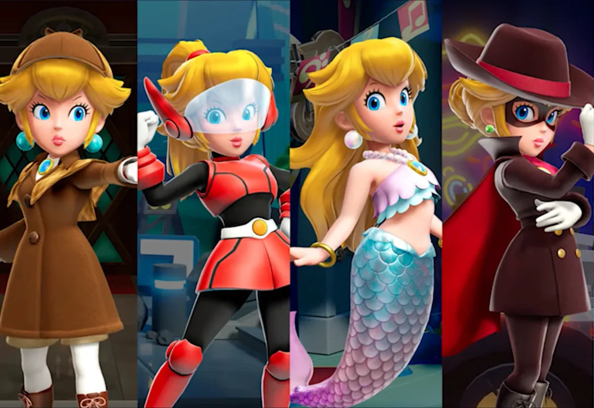 "Princess Peach Unveils Four Stunning Transformations in Showtime Trailer"