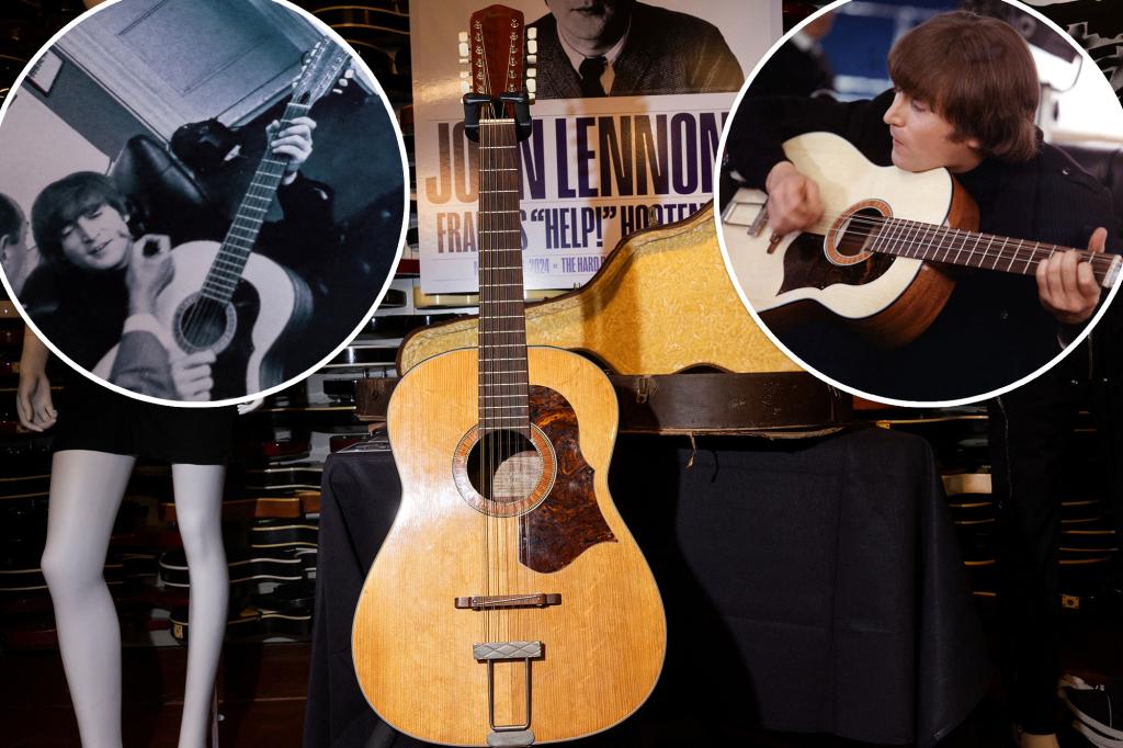 Featured image for John Lennon's 'Help!' Guitar Sells for $2.9 Million at Auction