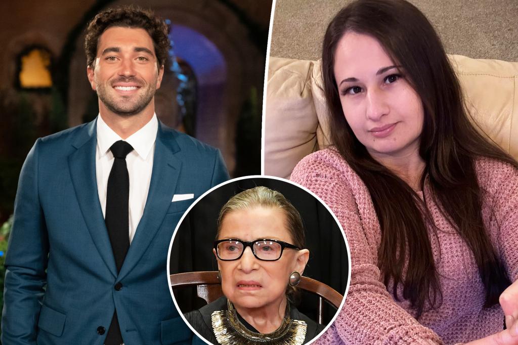 Featured image for Bachelor Star Joey Graziadei's Embarrassing Mix-Up: Gypsy Rose Blanchard and Ruth Bader Ginsburg
