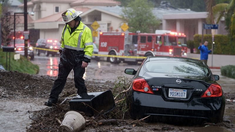 "Southern California Braces for Historic Flood Threat as Deadly Storm Causes Mudslides and Flooding"