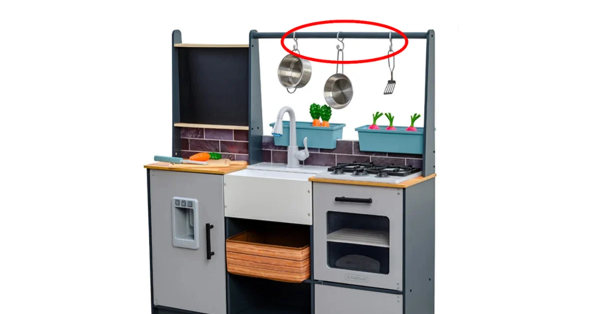 Featured image for Nearly 200,000 Play Kitchens Recalled After Toddler Strangulation Deaths