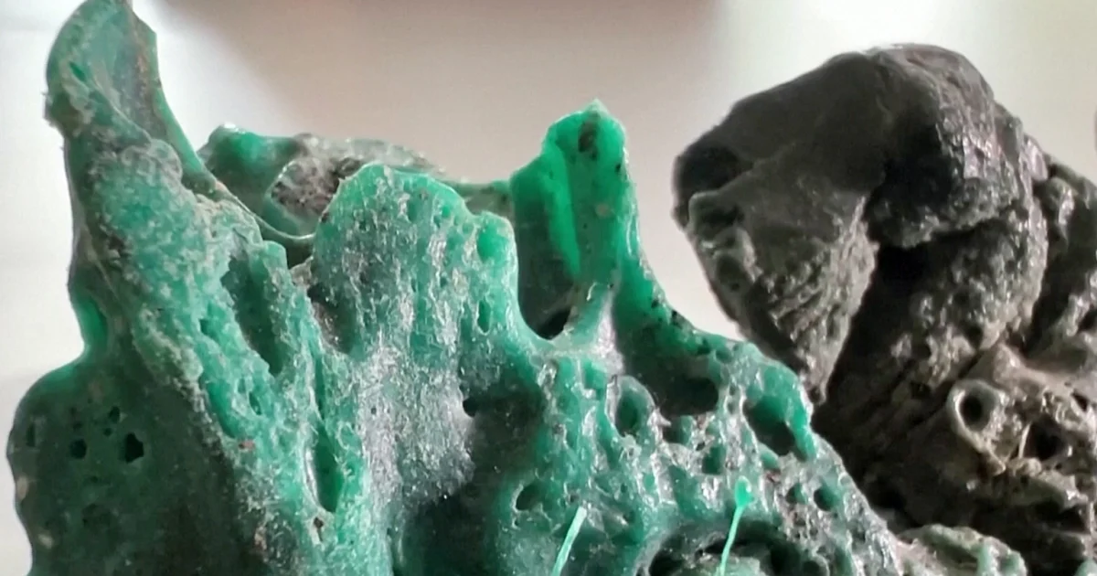 Plastic rocks terrorize remote Brazilian island.