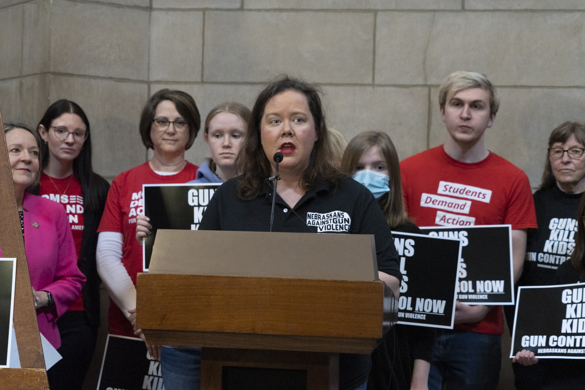 Featured image for Gun control activist banned from Nebraska Capitol following permitless concealed carry bill passage.