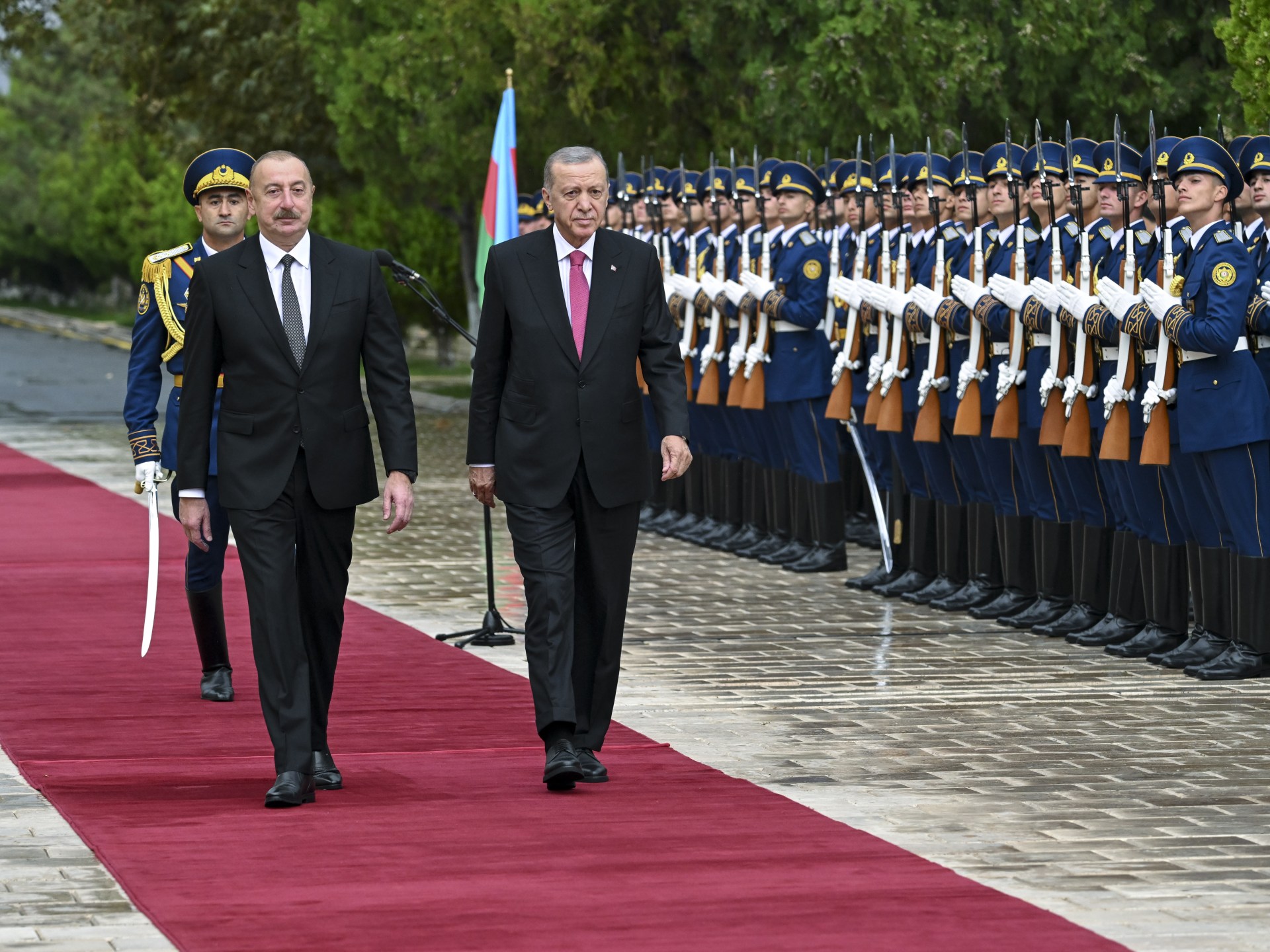 Erdogan's Visit to Azerbaijan Amid Nagorno-Karabakh Conflict and Ethnic Armenian Exodus