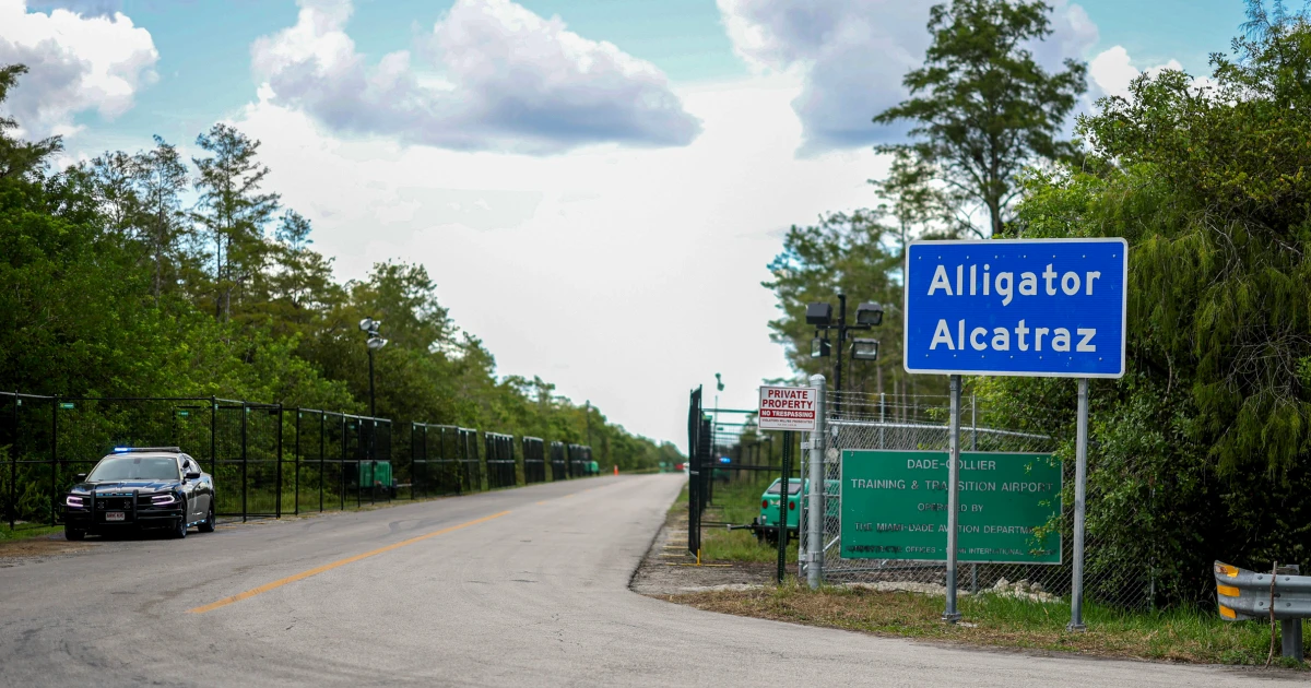 Featured image for Judge Orders Halt to Florida’s ‘Alligator Alcatraz’ Detention Center Construction