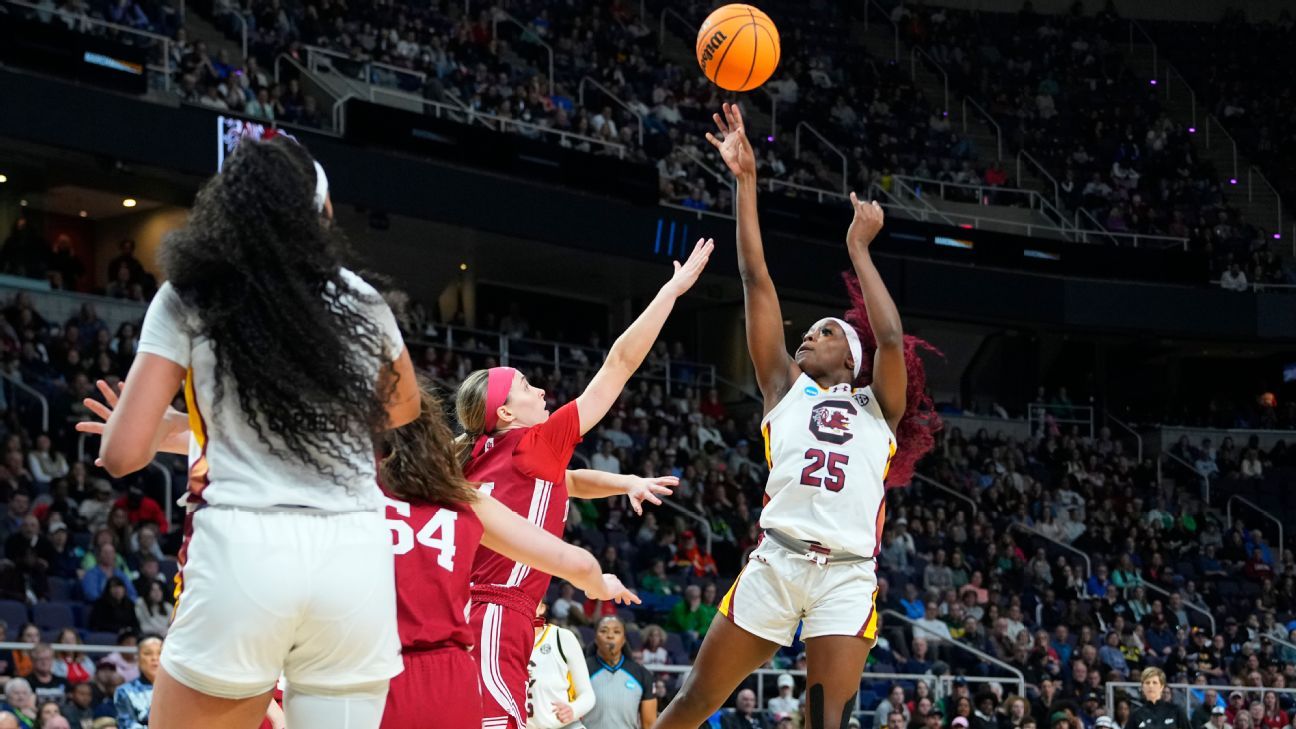 "Raven Johnson's Game-Winning 3 Propels South Carolina Over Indiana in NCAA Tournament"