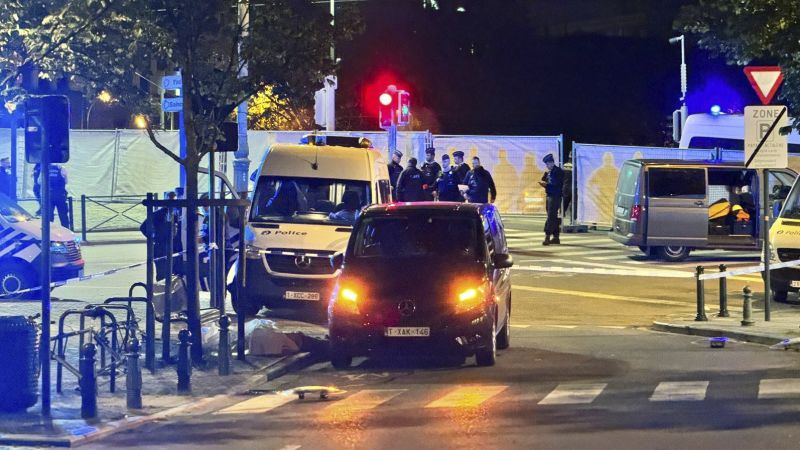 Brussels Gunman Shot Dead by Police after Killing 2 Swedes