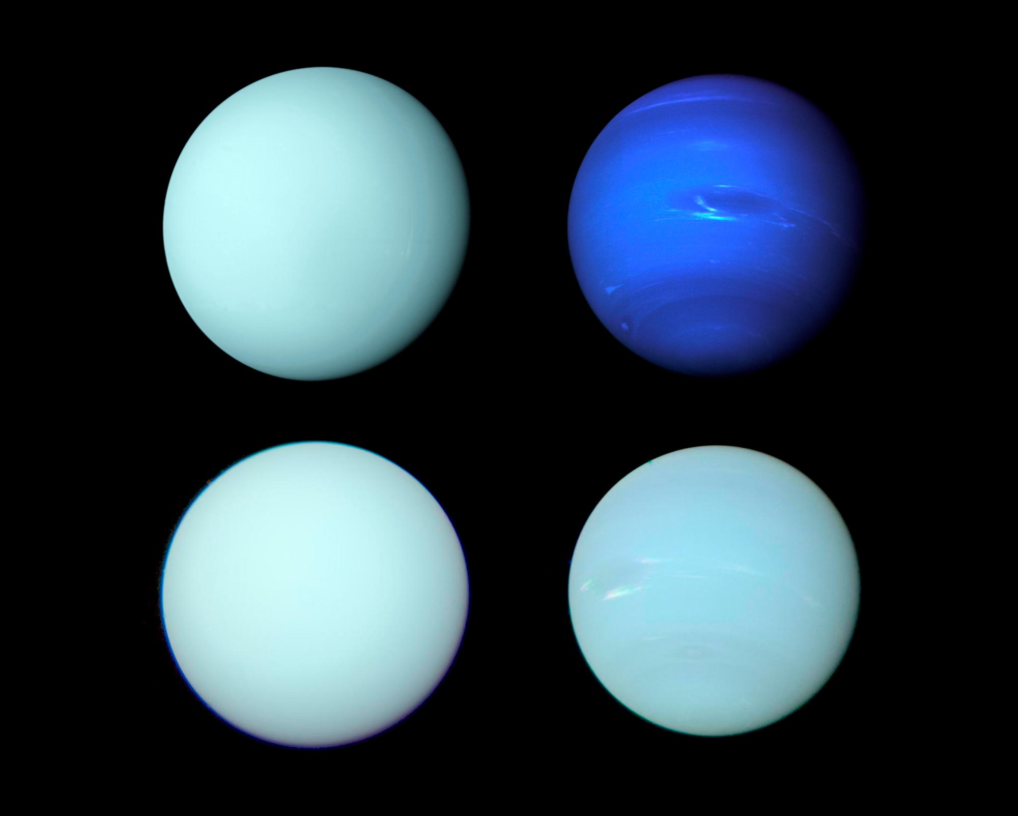 Featured image for "Revealing the Real Hues: Color-Corrected Images Show Uranus and Neptune's True Shades"