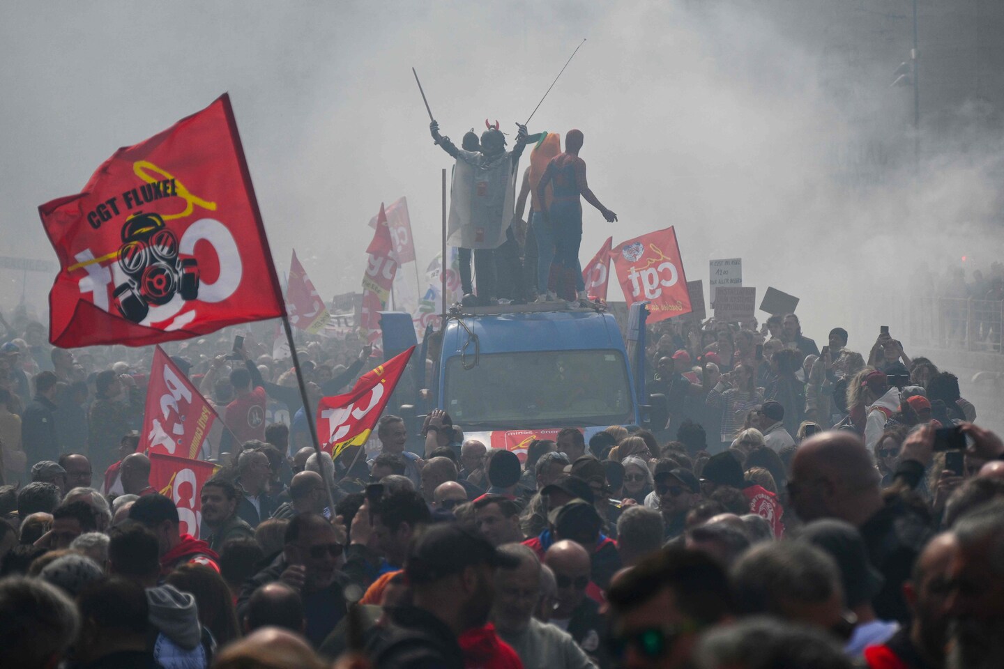 France in Turmoil: Macron's Pension Reform Sparks Nationwide Protests.