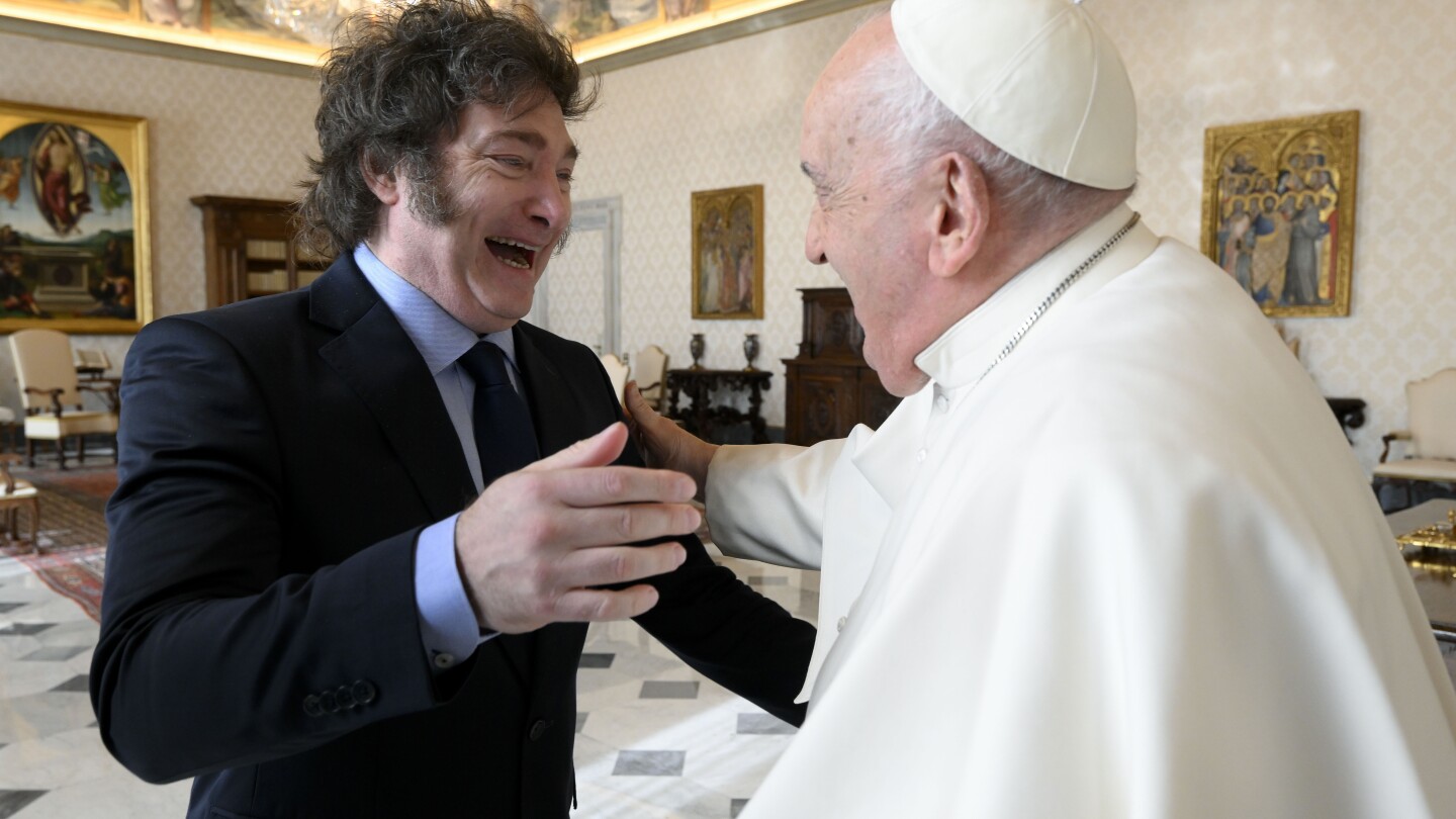 Featured image for "Pope Francis Meets with Argentina's Milei Amid Speculation of Return Home"