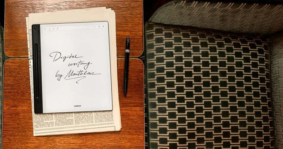 Featured image for Montblanc Launches Luxury Digital Paper E-Notebook
