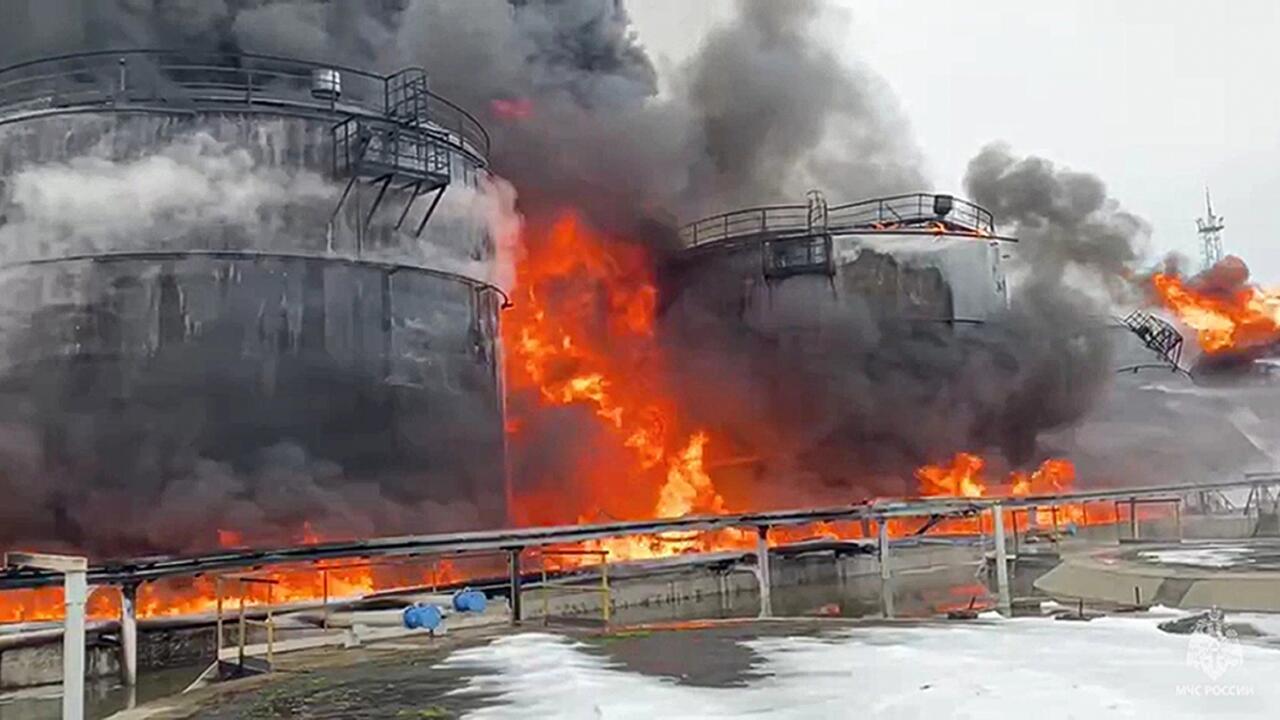 Ukrainian Drones Target Oil and Gas Facilities in Russia
