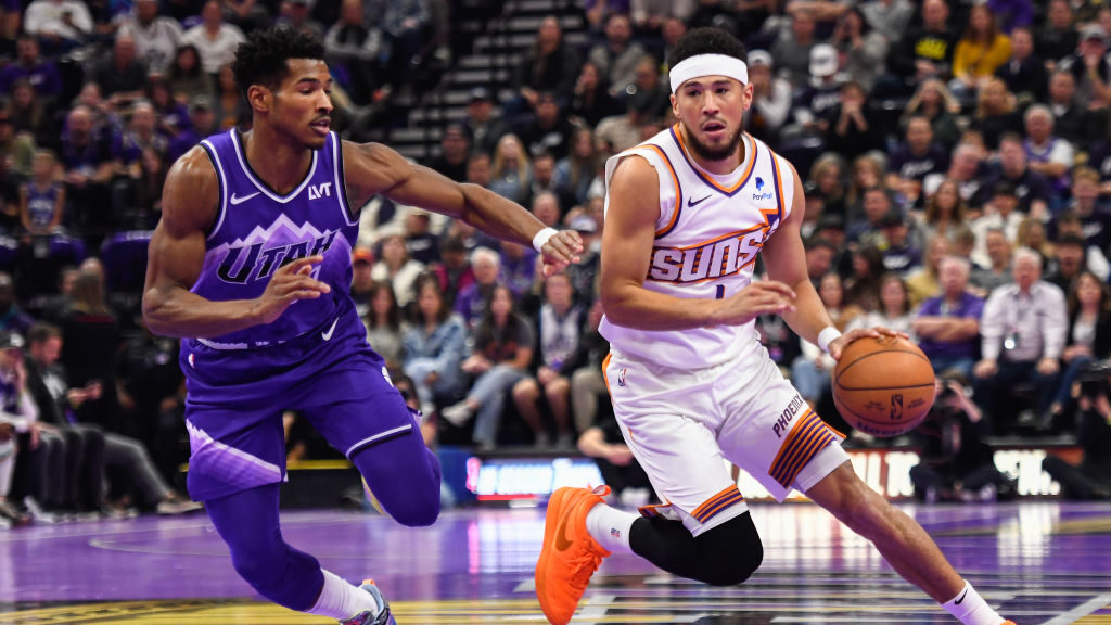 Featured image for Devin Booker's Career-High Assists Propel Suns Past Jazz in Wild Ending