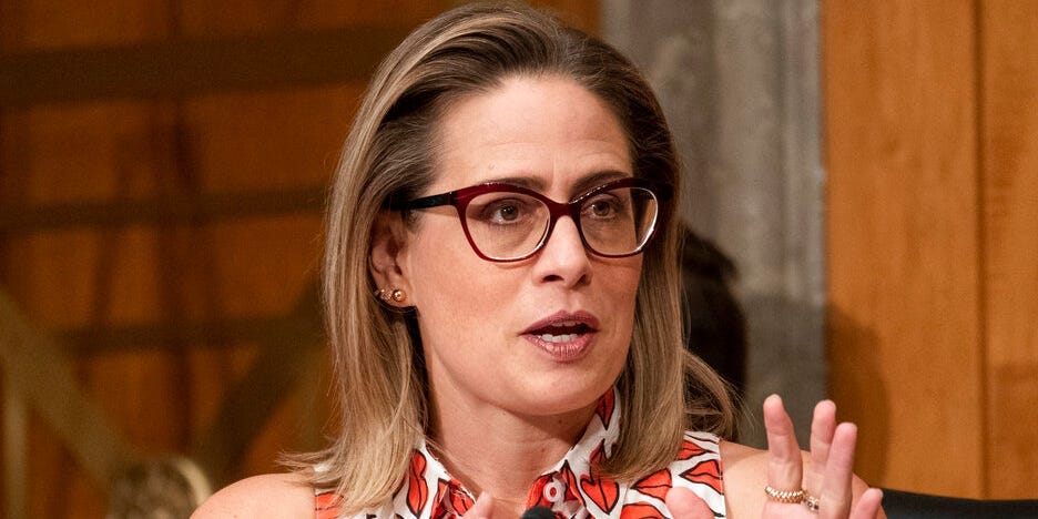 Sen. Sinema Affirms She Will Not Join Republican Party on "Face the Nation"