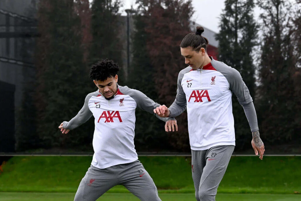 Liverpool's Nunez may return against Manchester City, Diaz still recovering from knee injury.