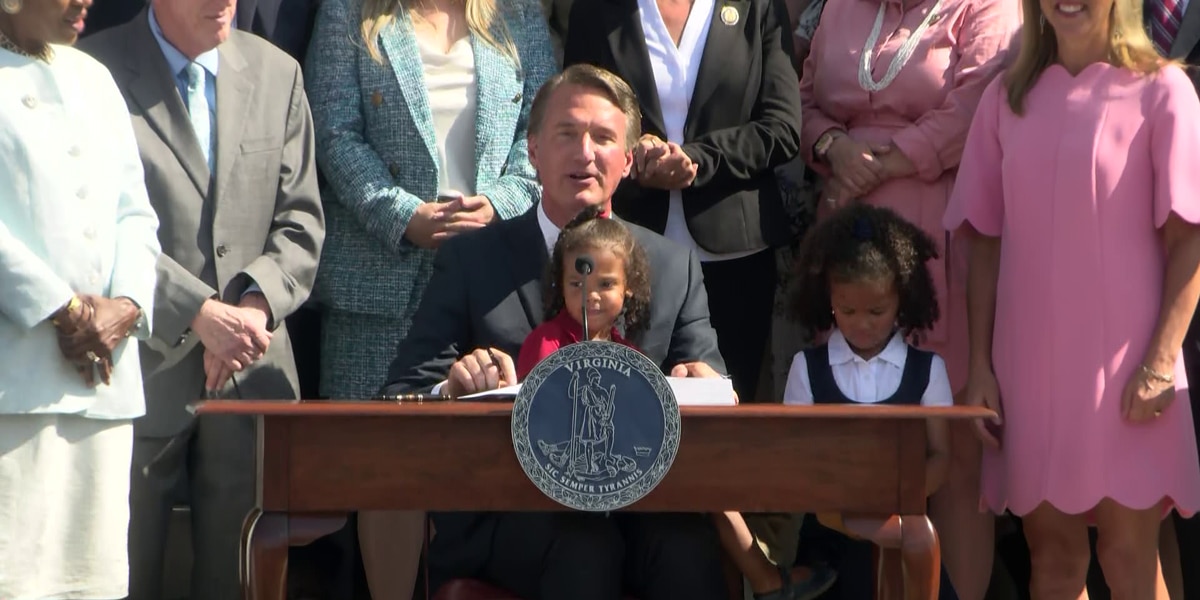 Featured image for "Virginia Governor Youngkin Signs Budget with Tax Relief and Increased Funding"
