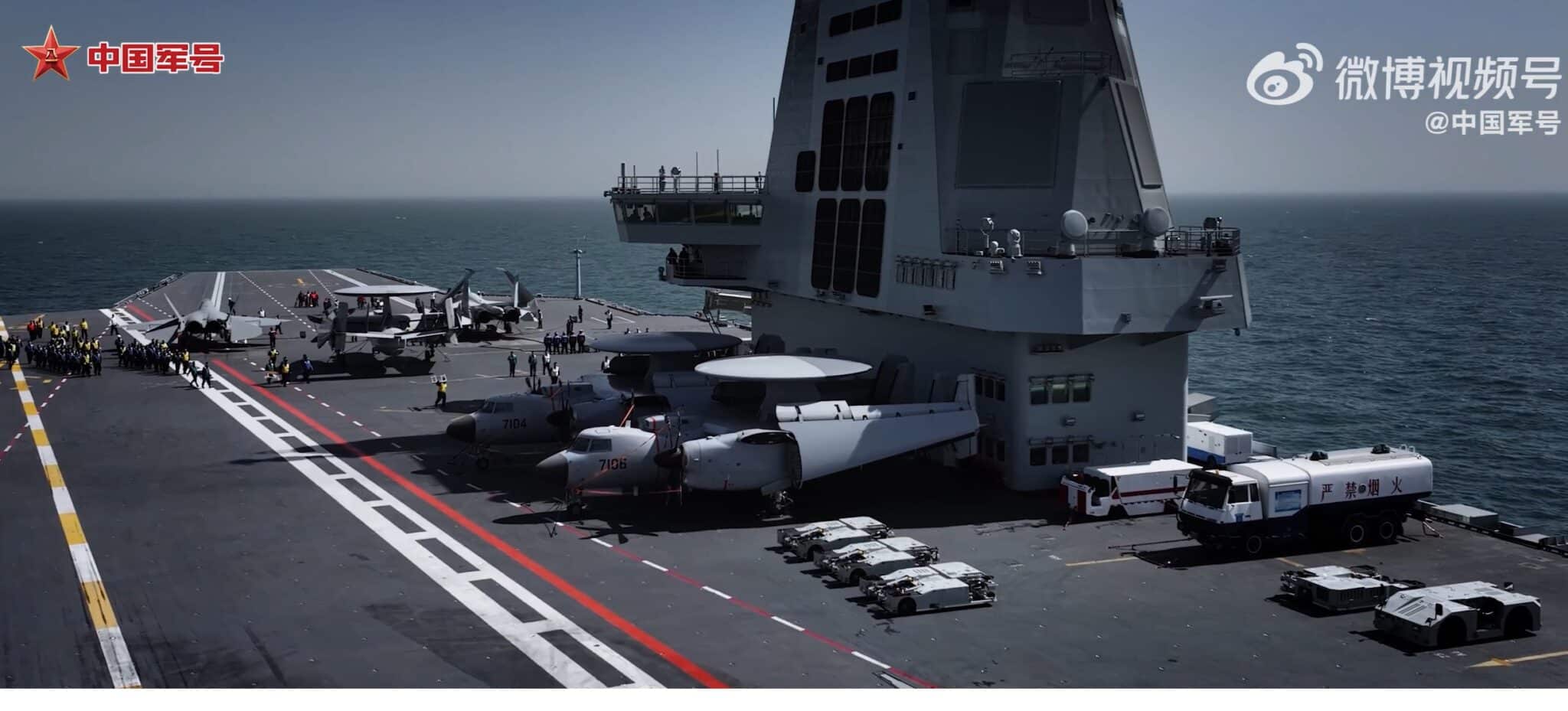 Featured image for China's New Aircraft Carrier Fujian Demonstrates Advanced Stealth Jets and Electromagnetic Catapult Technology