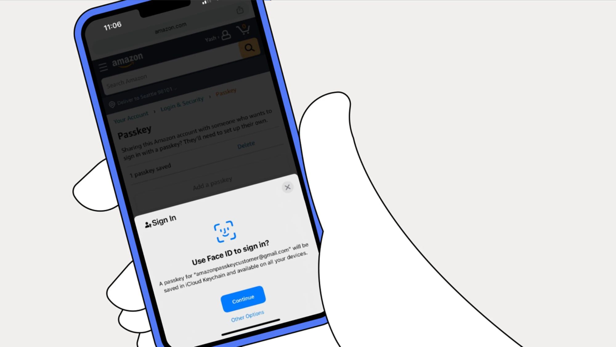 Amazon Introduces Passwordless Passkeys for Secure Logins on iOS and Web