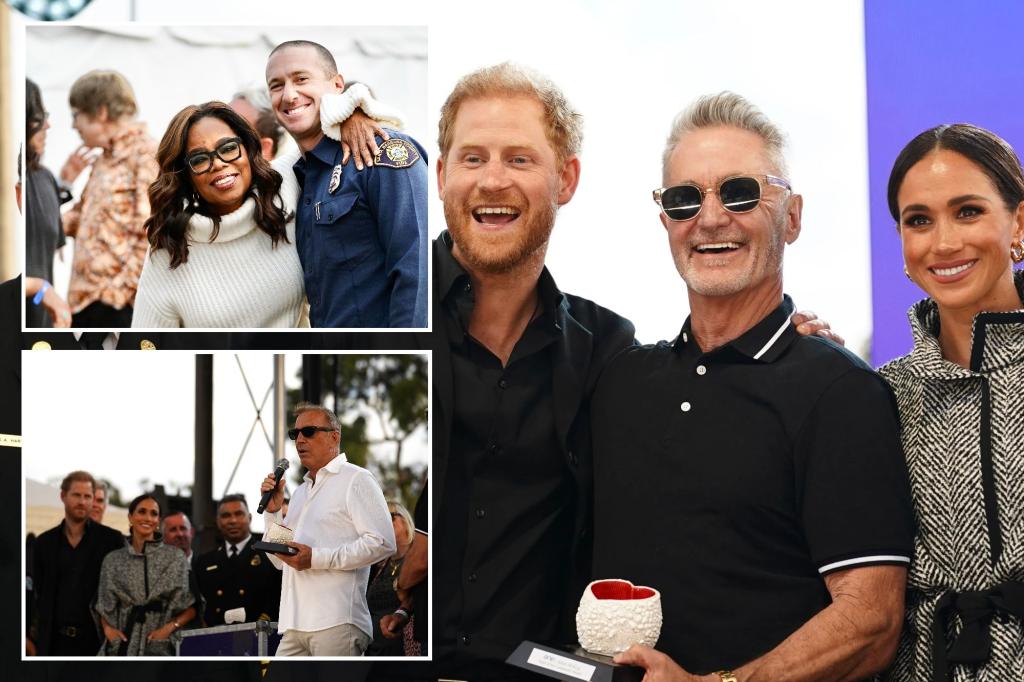 "Star-Studded Santa Barbara Fundraiser Unites Meghan, Harry, Oprah, and Kevin Costner"