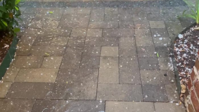 Record-breaking hailstorms cause widespread damage in Houston and Baton Rouge.