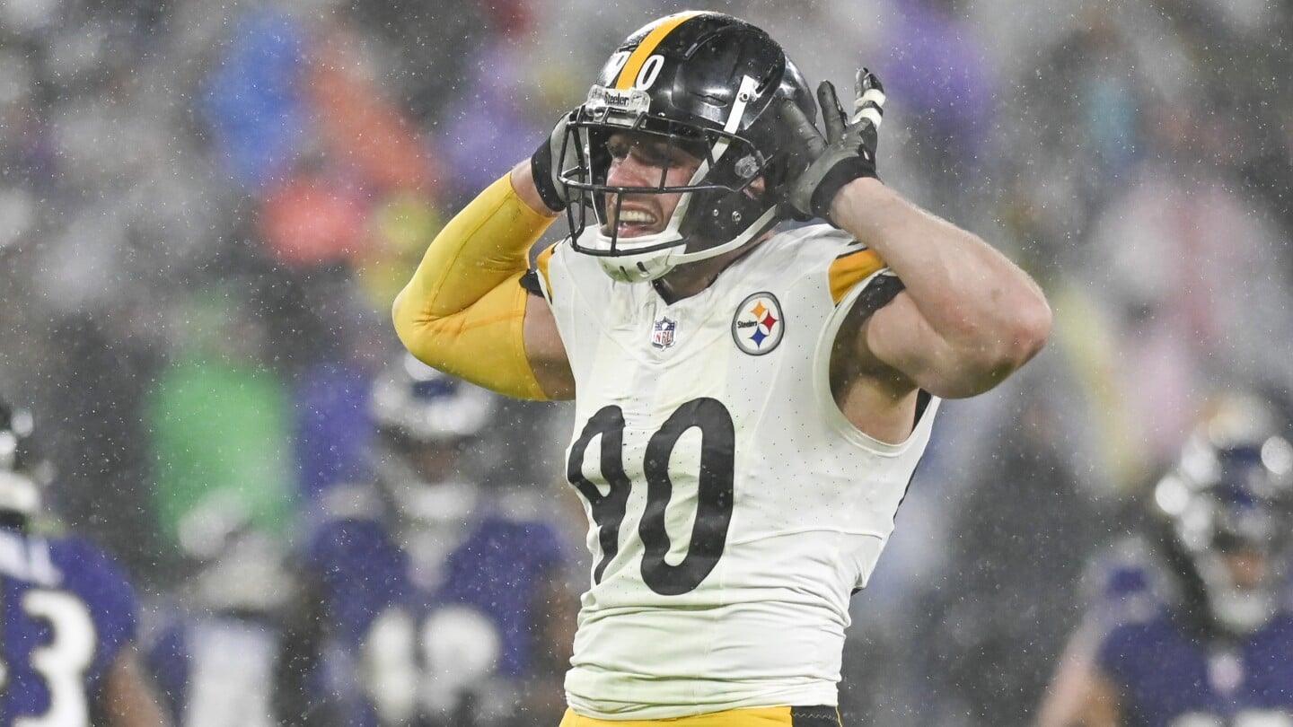Featured image for "Steelers' T.J. Watt Sidelined with Knee Injury Amidst Lead Over Ravens"