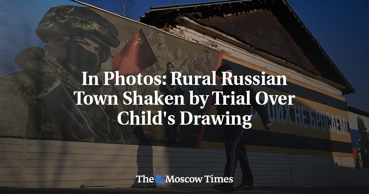 Trial over child's drawing shakes rural Russian town.