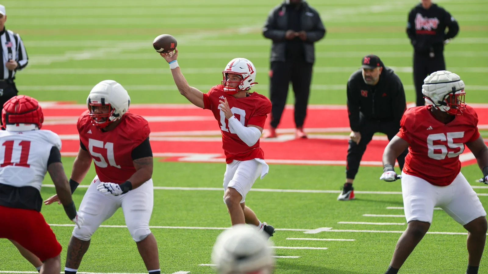 Nebraska Caps Spring Practice with 22-17 Red-White Scrimmage Victory