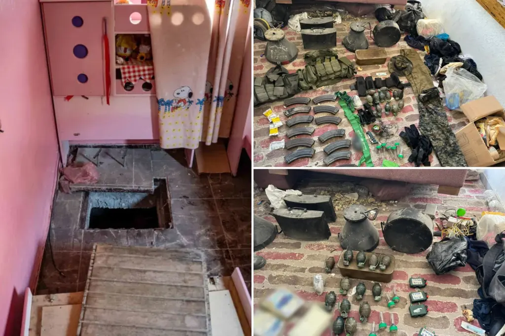 IDF Discovers Hamas Tunnel in Gaza Child's Bedroom