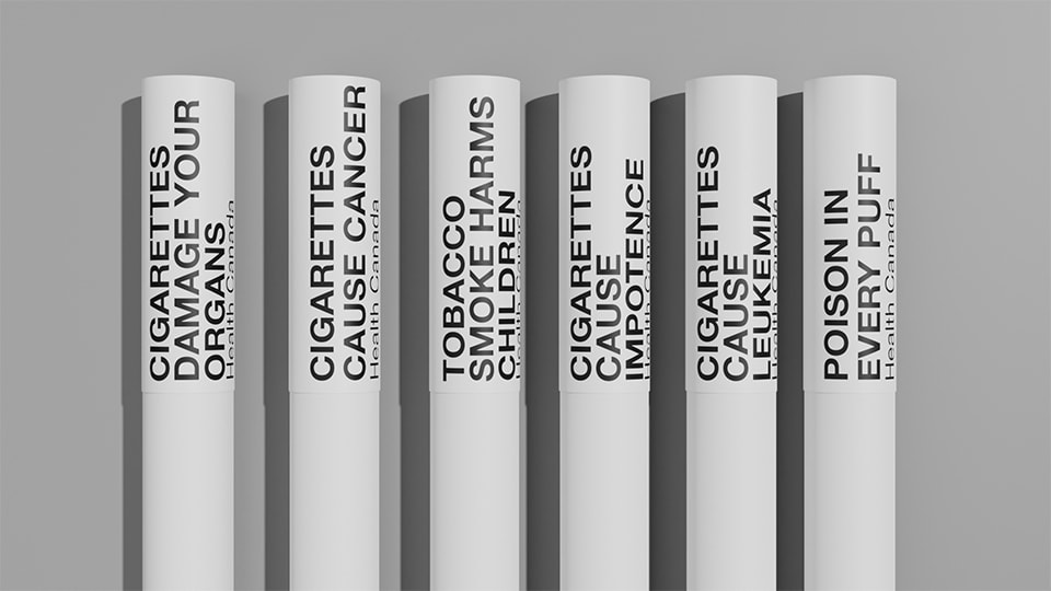 Featured image for Canada mandates individual cigarette health warnings.