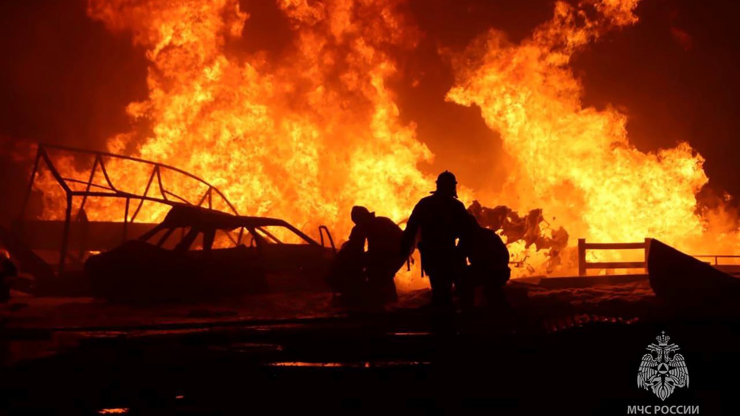 Deadly Inferno: Massive Gas Station Explosion in Russia's Dagestan Claims 35 Lives