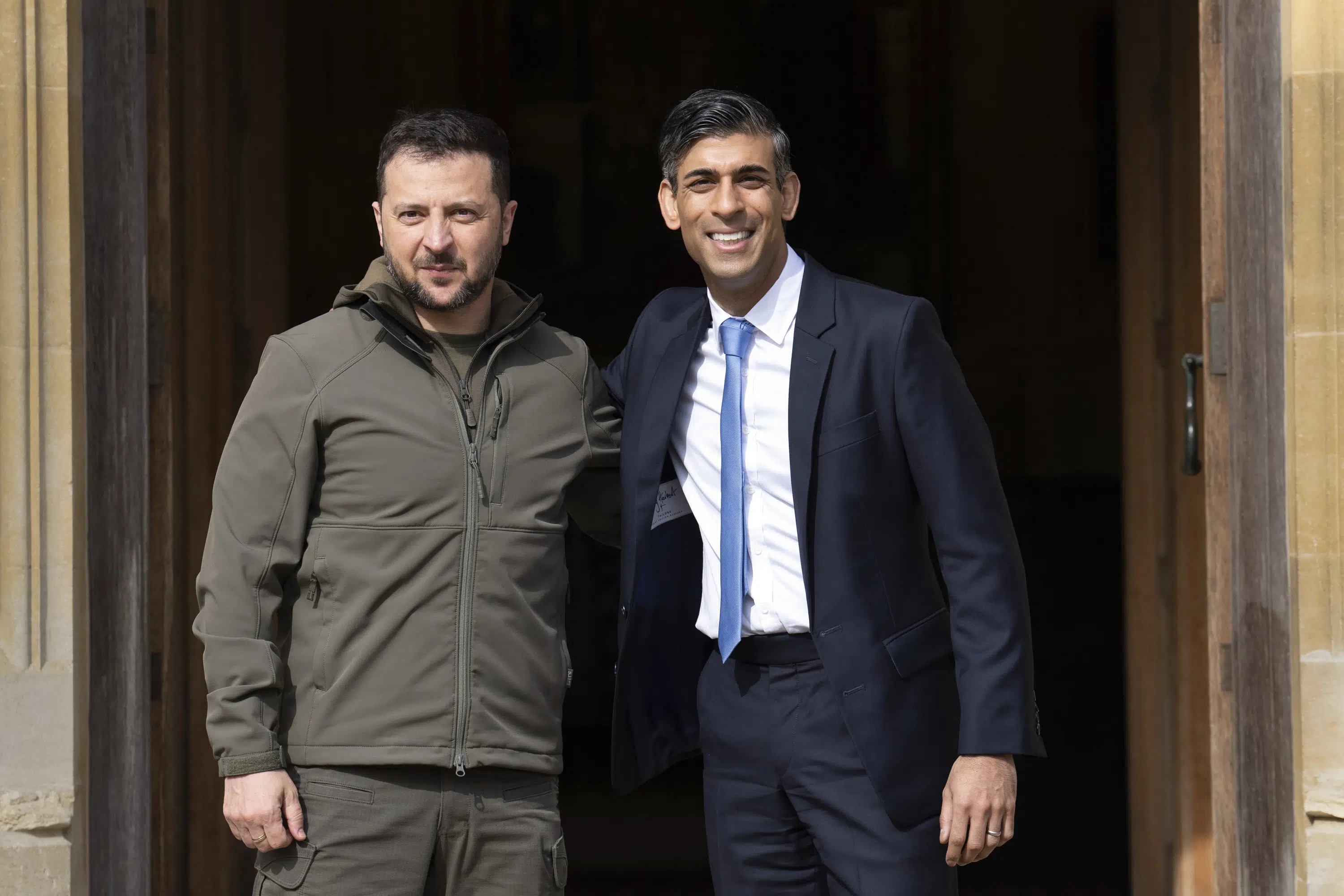 Zelenskyy secures UK support with advanced weaponry pledge.
